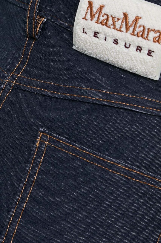 Max Mara Leisure spodnie 2416781018600 granatowy