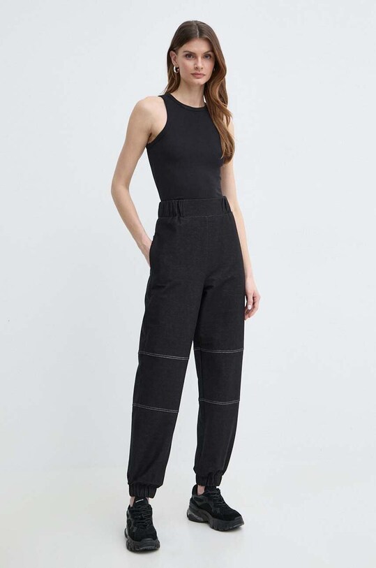 Max Mara Leisure pantaloni 2416781088600 negru SS24