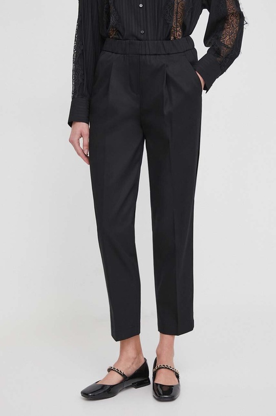 Sisley spodnie 4PEULF04N czarny SS24