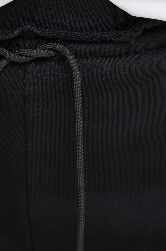 Sisley pantaloni de trening din bumbac negru 4FPPLF04K