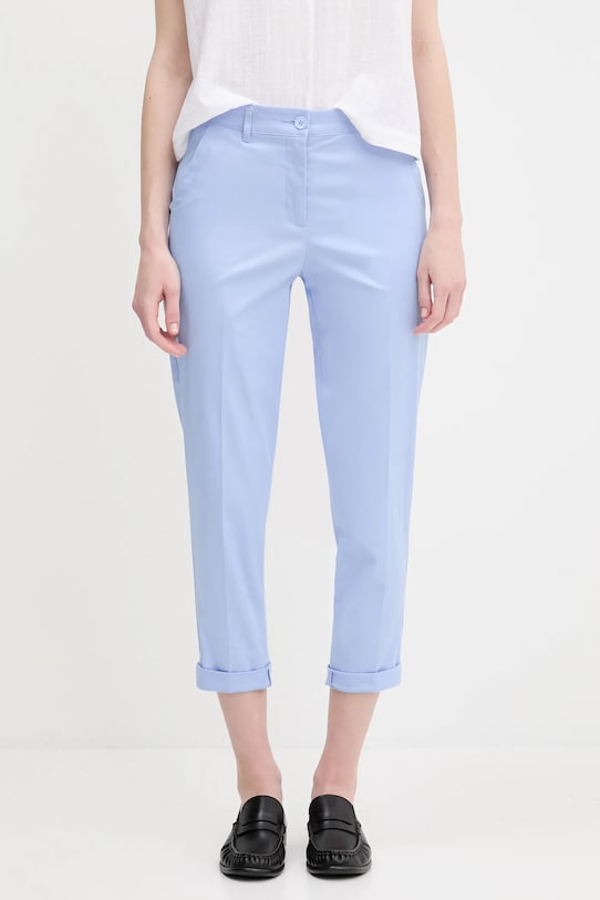 Sisley pantaloni albastru 4ED4LF00R