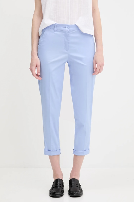 Sisley spodnie niebieski 4ED4LF00R