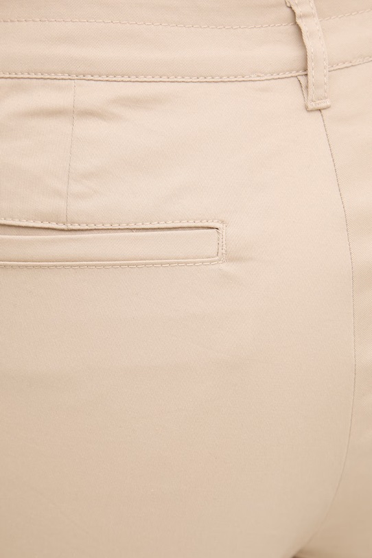 Sisley kalhoty dámské bavlněné s elastanem béžová 4ED4LF00R
