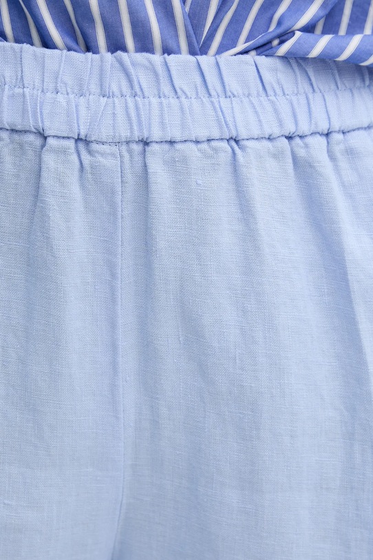 Lanene hlače Sisley modra 4AGHLF03U