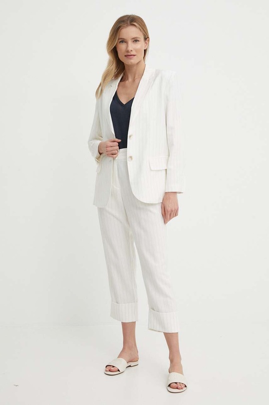 Sisley pantaloni 4PIKLF056 bej SS24