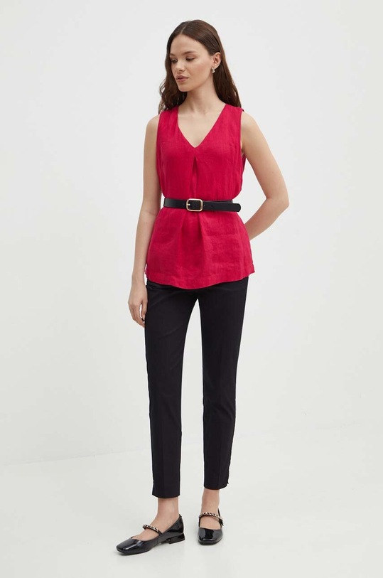 Kalhoty Sisley 4GV3L5AH6 černá SS24