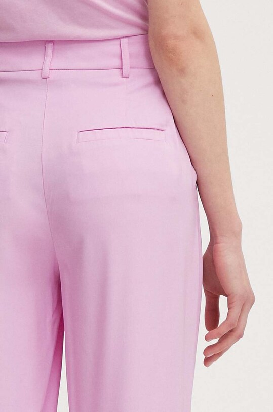 Sisley pantaloni roz 49NMLF057