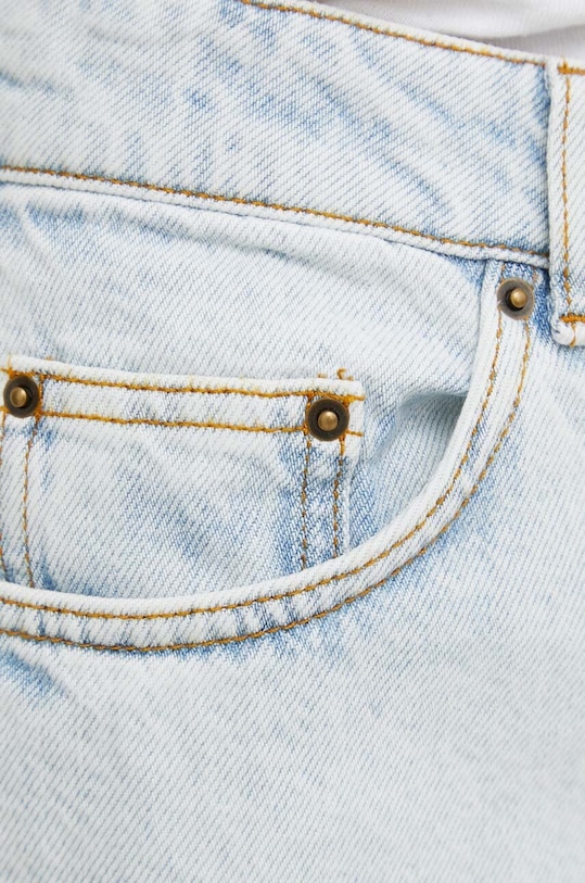 American Vintage jeansy 5 POCHES LE DROIT LONG TAILLE niebieski JOY11KE24