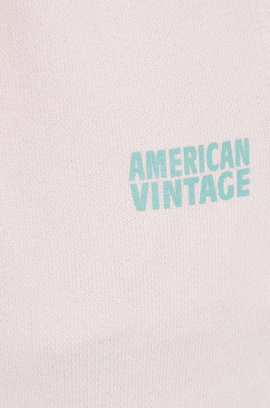 Tepláky American Vintage JOGGING růžová IZU05BE24