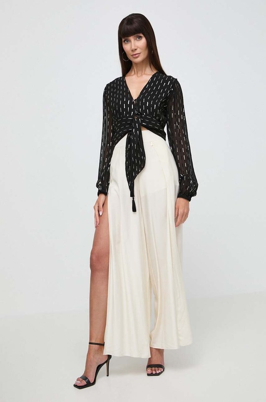 Patrizia Pepe spodnie 2P1595.A057 beżowy AA00