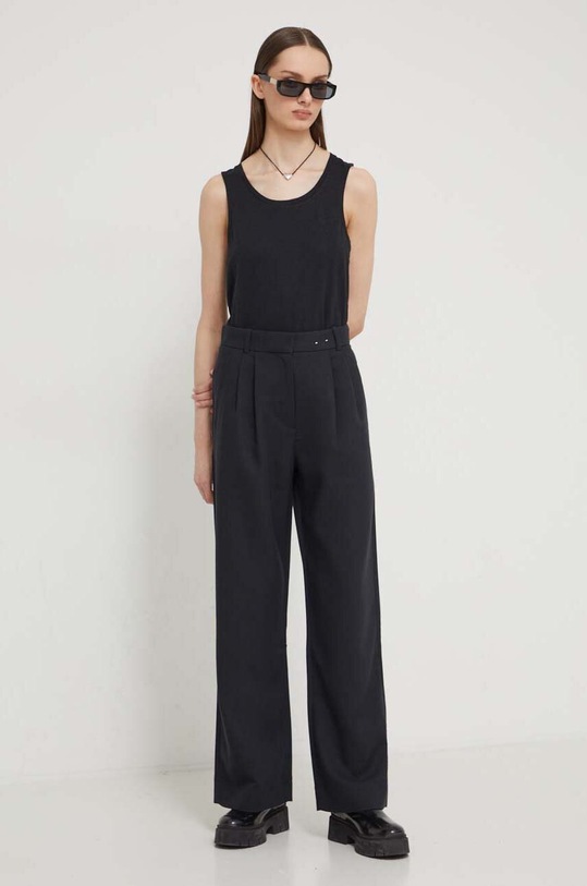 Abercrombie & Fitch spodnie KI156.2422.900 czarny SS24