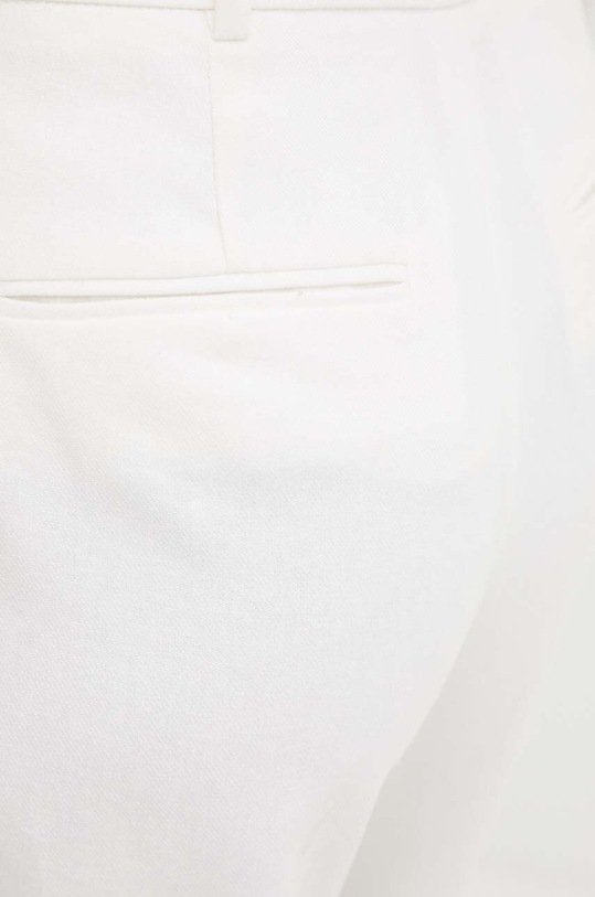 MICHAEL Michael Kors spodnie lniane biały MS430NC9BA