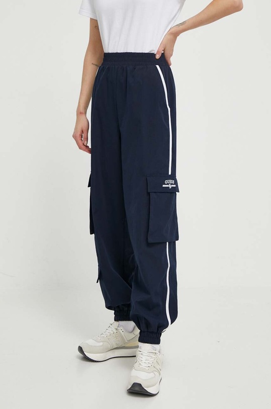 Donji dio trenirke Guess ARLETH tkanina mornarsko plava V4GB01.WG2Q0