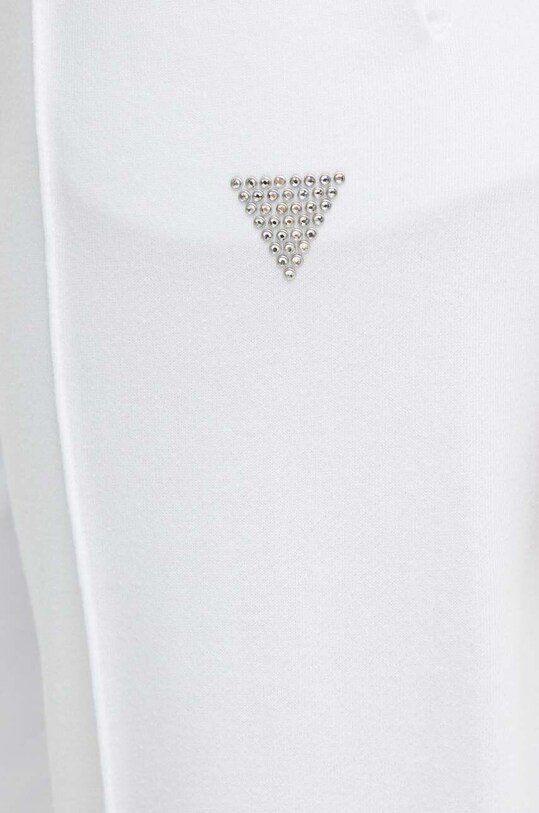 Odzież Guess spodnie dresowe SKYLAR V4GB09.K8802 biały