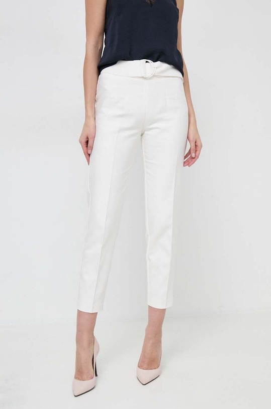 Kalhoty Morgan PBACI.F PBACI.F.IVOIRE béžová SS24