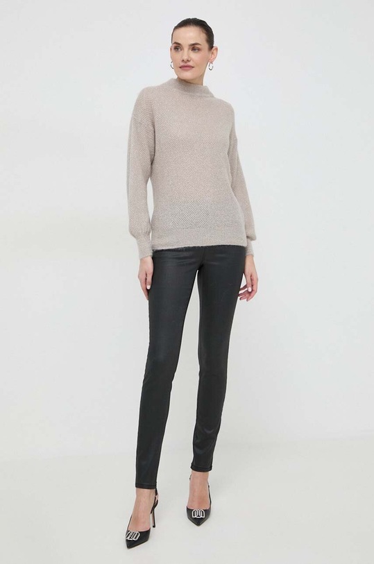 Morgan pantaloni PYUKA.NOIR negru SS24