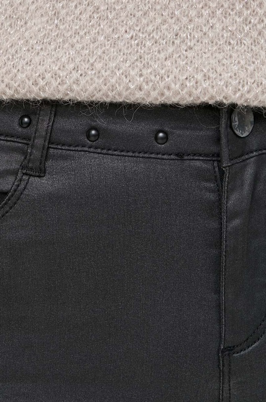 Morgan pantaloni negru PYUKA.NOIR