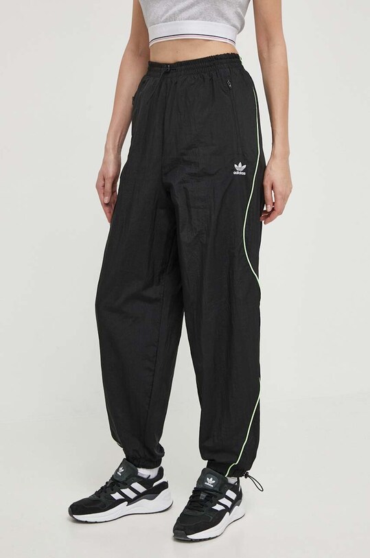 adidas Originals spodnie dresowe tkanina czarny IT9698