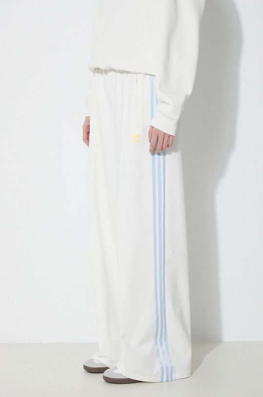 adidas Originals spodnie dresowe dzianina biały IT9838