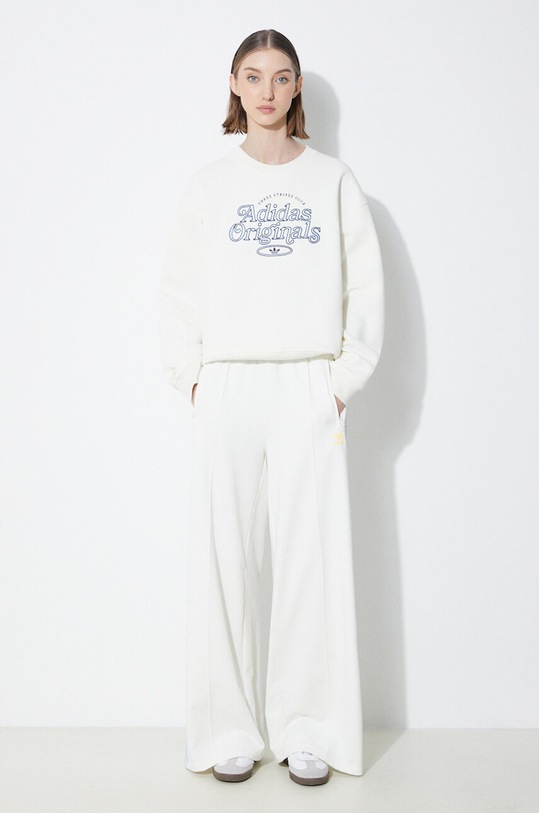 adidas Originals spodnie dresowe IT9838 biały SS24