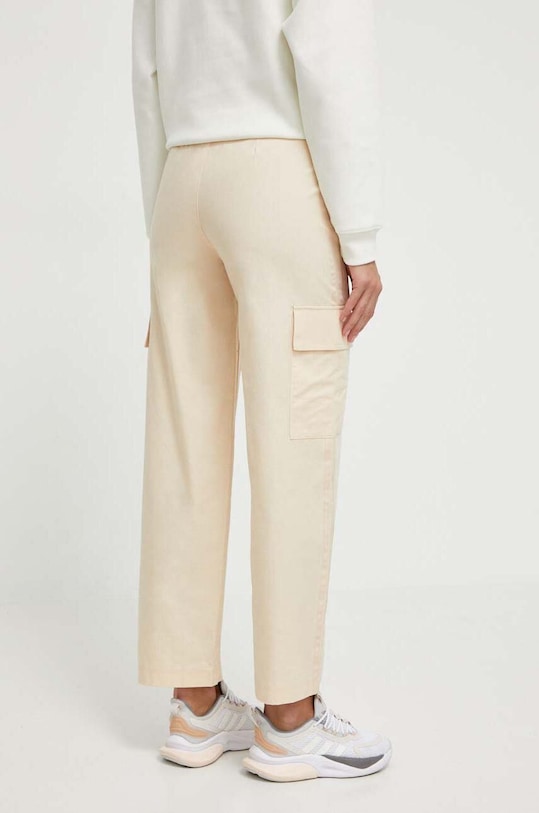 Îmbrăcăminte adidas Originals pantaloni de bumbac IU2695 bej