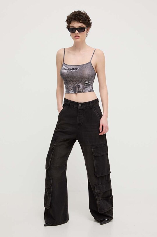 Diesel jeans D-SIRE-CARGO-D A13317.0KIAG negru SS24