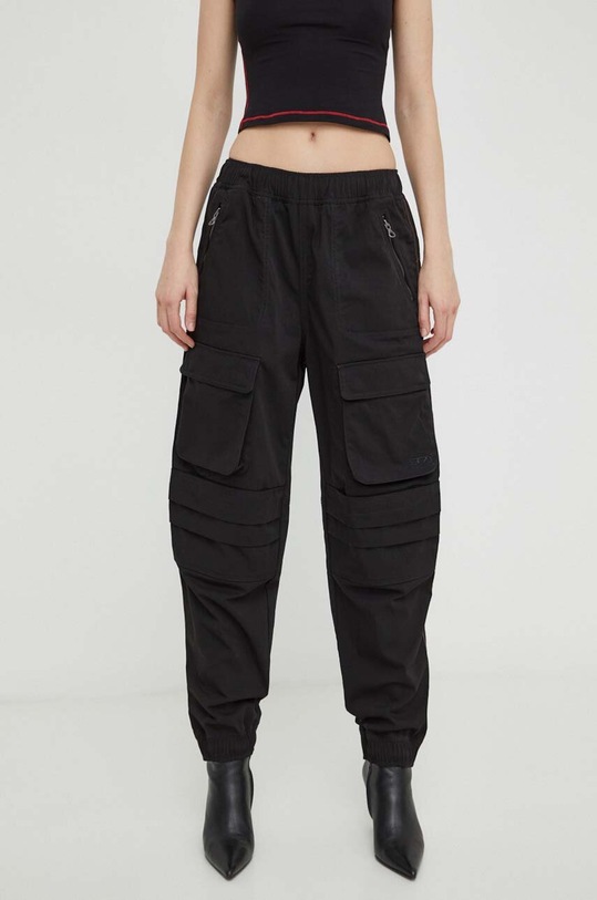 Diesel spodnie A10576.0PCAK czarny SS24