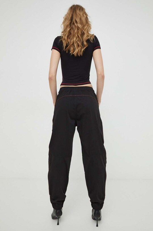 Odzież Diesel spodnie A10576.0PCAK czarny