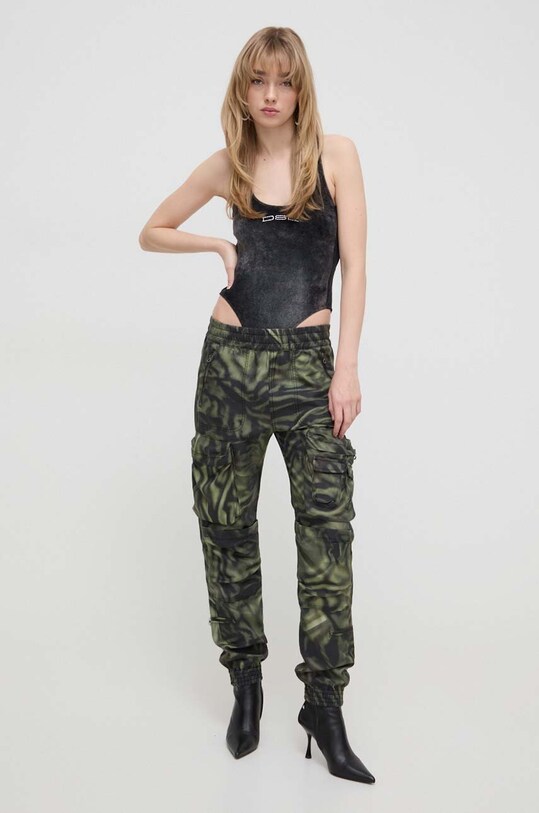 Брюки Diesel A12216.0WGAL зелёный SS24