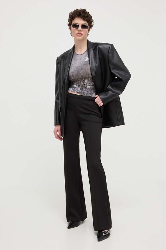 Diesel spodnie P-MAEVY A12961.0GYCG czarny SS24