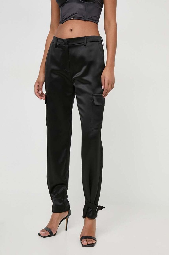 Guess spodnie MARZIA tkanina czarny W4GB50.WG7C0
