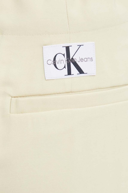 Nohavice Calvin Klein Jeans zelená J20J223119