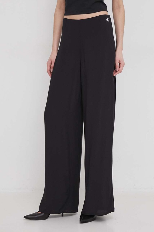 Calvin Klein Jeans spodnie tkanina czarny J20J223321