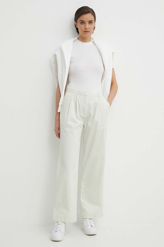 Hlače Calvin Klein Jeans J20J223704 zelena SS24