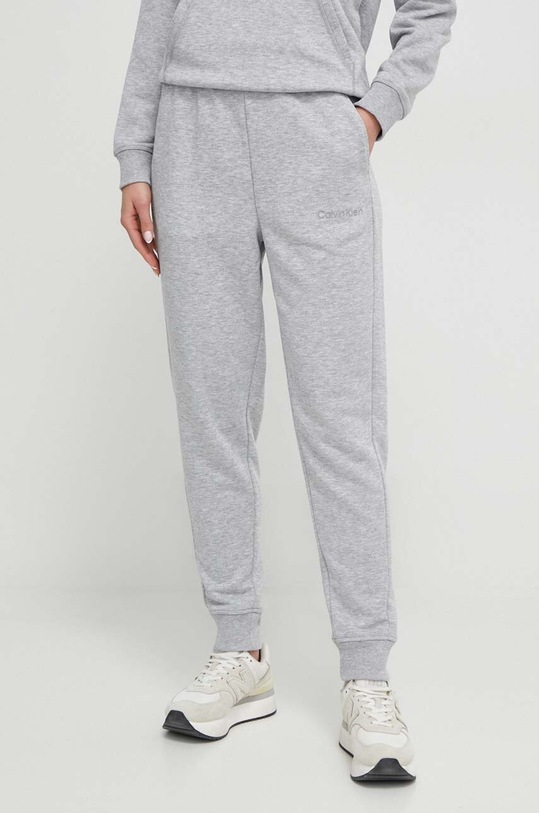 Calvin Klein Performance spodnie dresowe dzianina szary 00GWS4P651