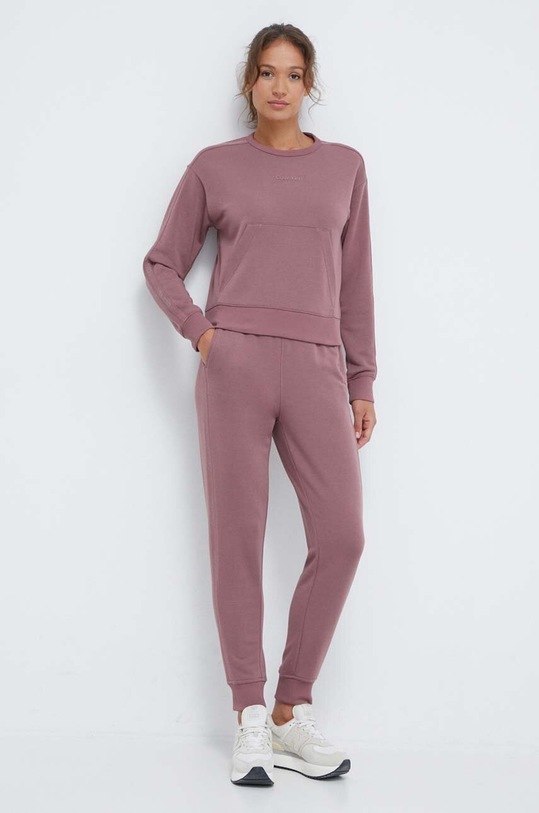 Tepláky Calvin Klein Performance 00GWS4P656 ružová SS24