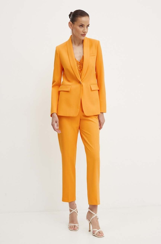 Nohavice Morgan PRELI.F PRELI.F.MANGUE oranžová SS24