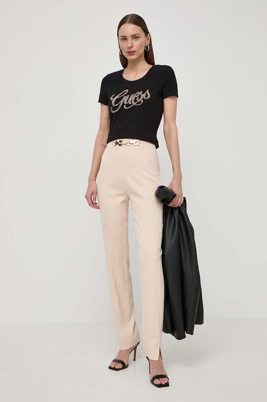 Marciano Guess pantaloni NORAH 4GGB13.7074A bej SS24