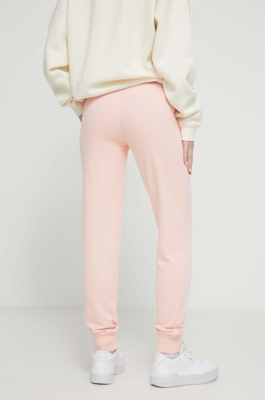 Odzież Superdry spodnie dresowe bawełniane W7011039A.2LY różowy