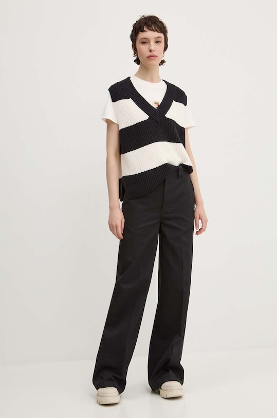 Nohavice Dickies WIDE LEG WORK PANT W DK0A4YSE čierna AW25