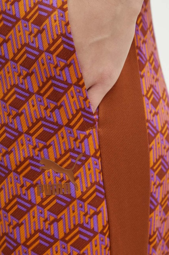 Tepláky Puma T7 hnědá 625599