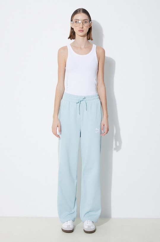 Спортивные штаны Puma T7 High Waist Pant 624212 голубой SS24