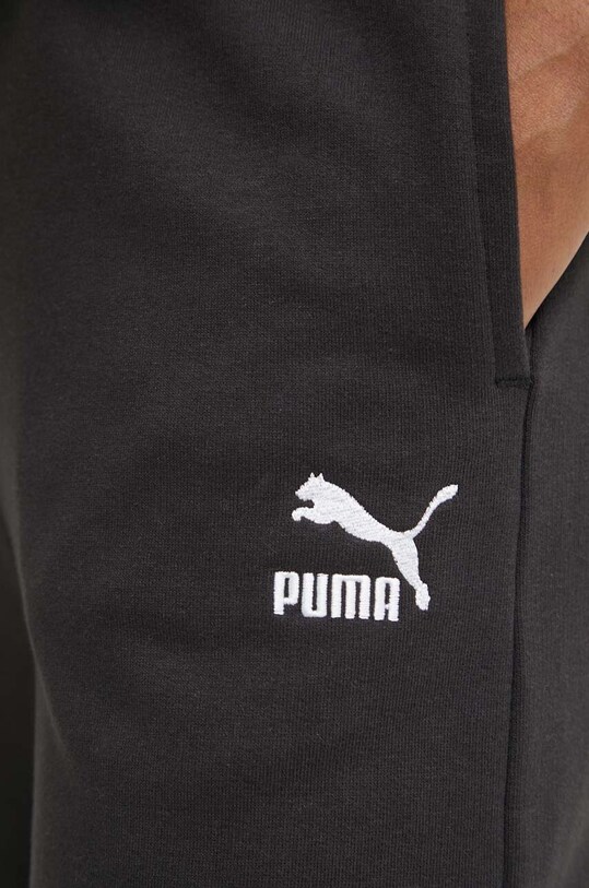 Βαμβακερό παντελόνι Puma BETTER CLASSIC μαύρο 624235