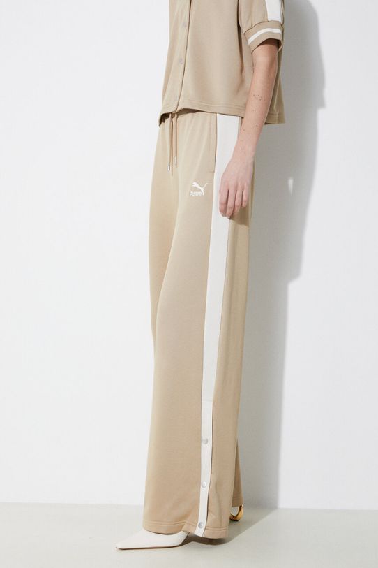 Tepláky Puma T7 nášivka béžová 625025