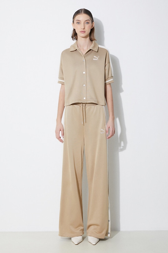 Tepláky Puma T7 625025 béžová SS24