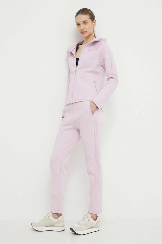 Παντελόνι προπόνησης Puma Evostripe 677880 ροζ SS24