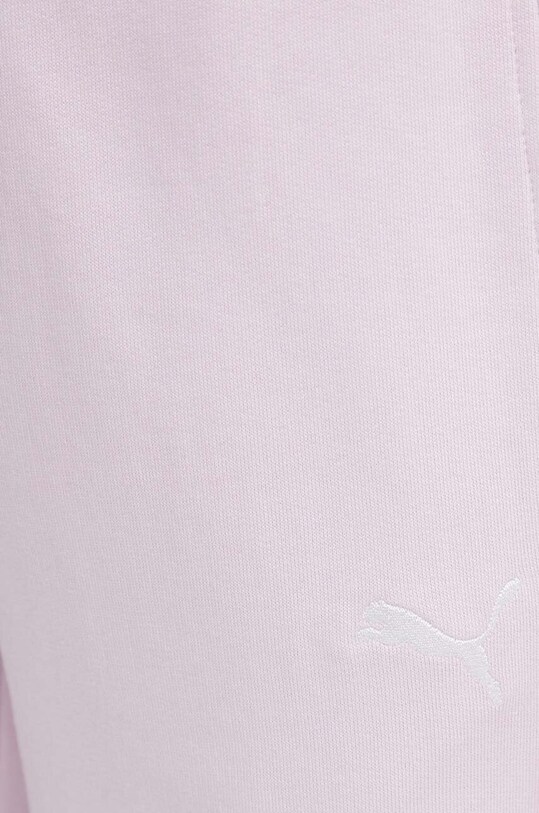Бавовняні спортивні штани Puma HER фіолетовий 677889