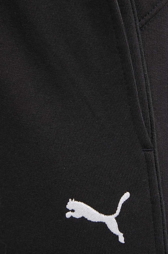 Puma spodnie dresowe bawełniane HER czarny 677889