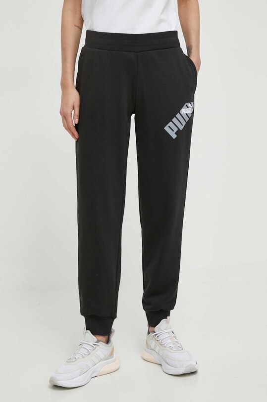 Спортивные штаны Puma трикотаж чёрный 677895
