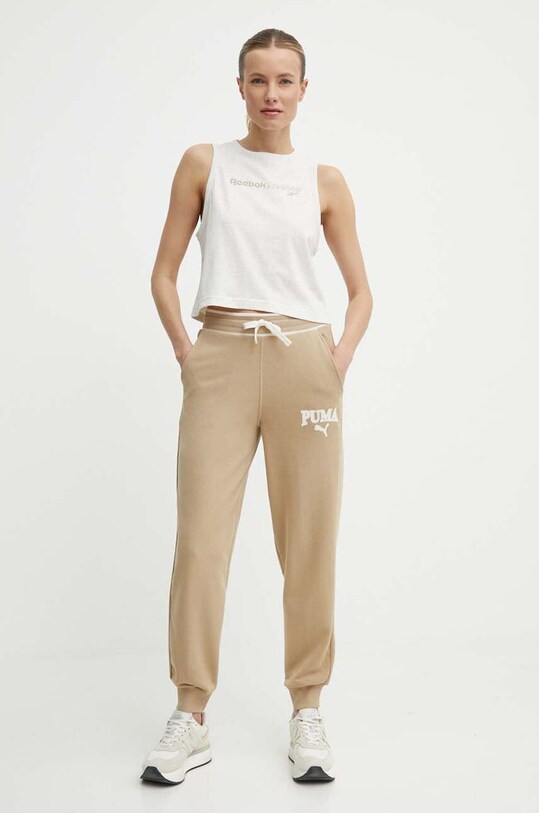 Спортивні штани Puma SQUAD 677901 бежевий SS24